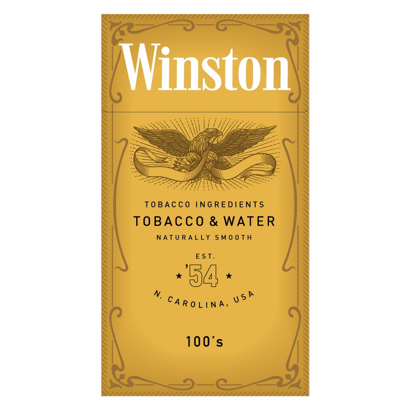 Winston Gold 100s Cigarettes 20ct Box 1pk