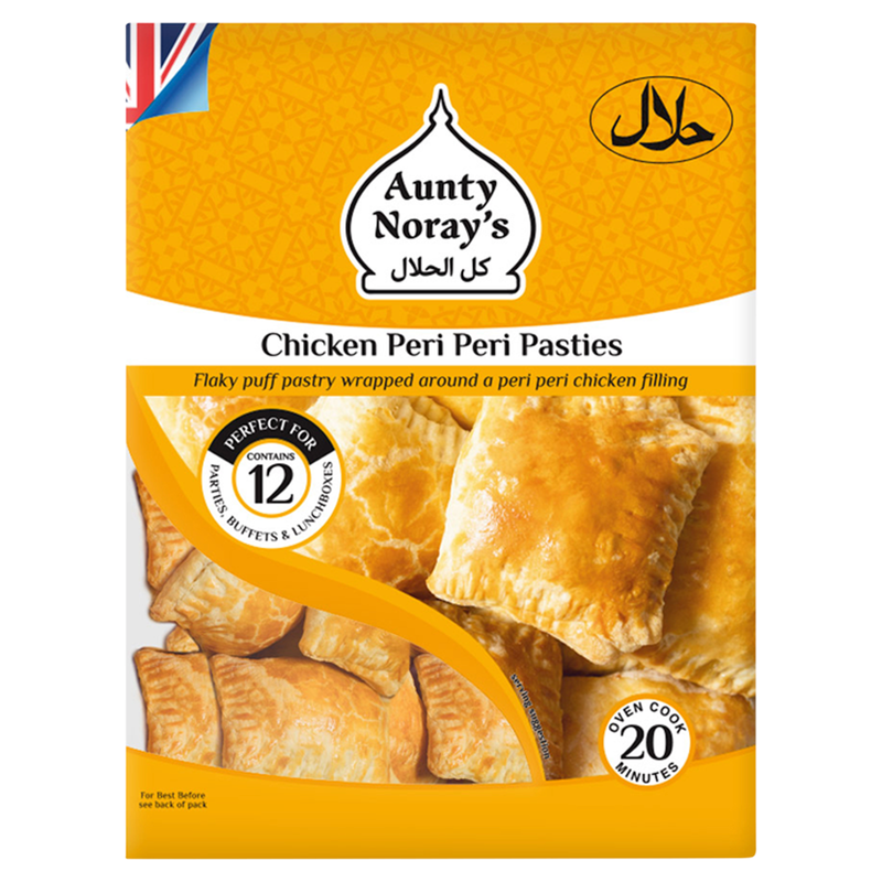 Aunty Noray's Chicken Peri-Peri Pasties, 480g