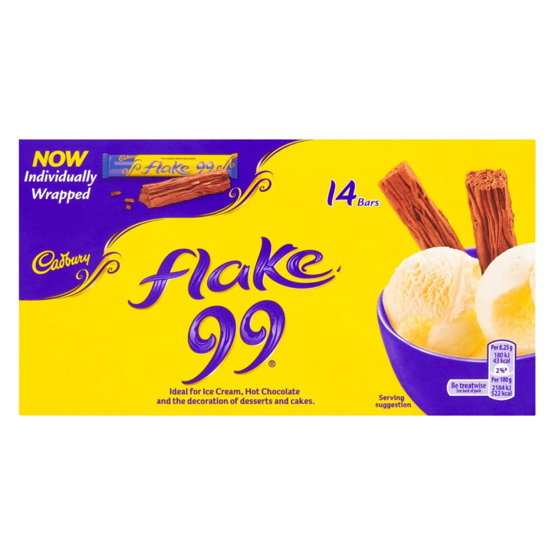 Cadbury Flake 99 Chocolate Mini Bars, 14pcs