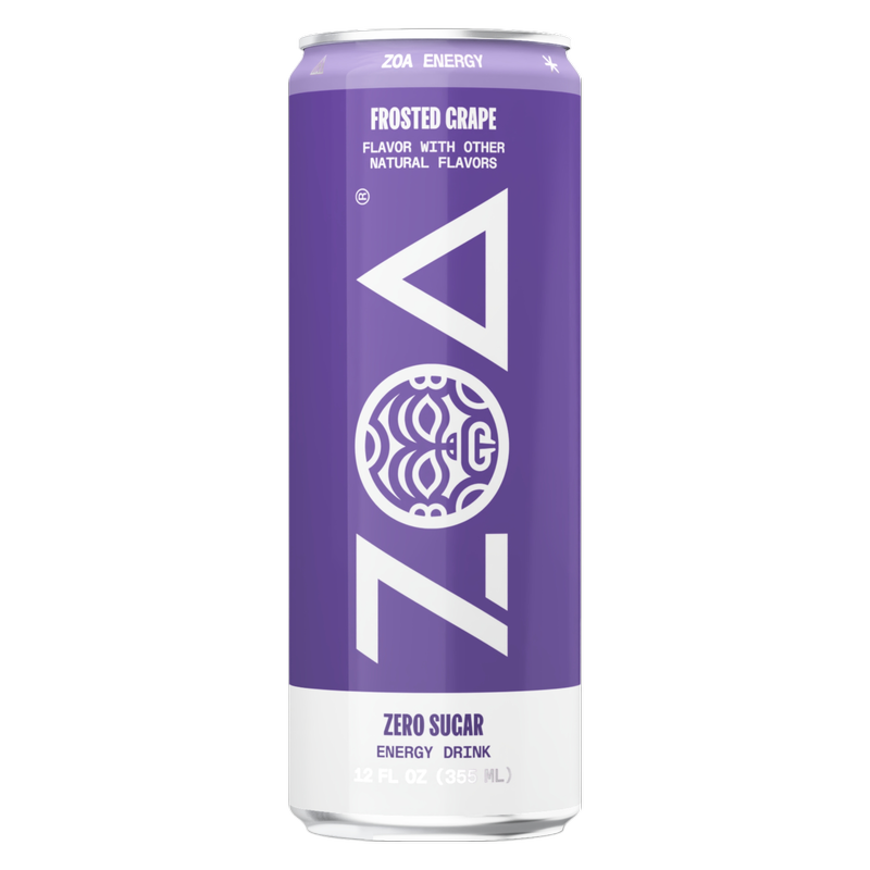 ZOA Energy Frosted Grape 12oz