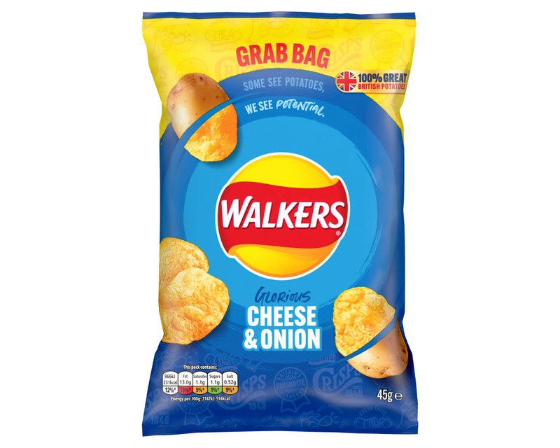 Walkers Cheese & Onion, 45g