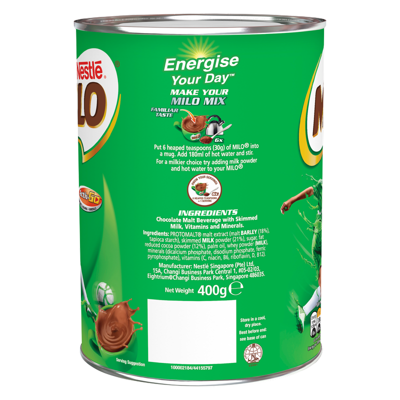 Milo Activ-Go Powder Tin, 400g