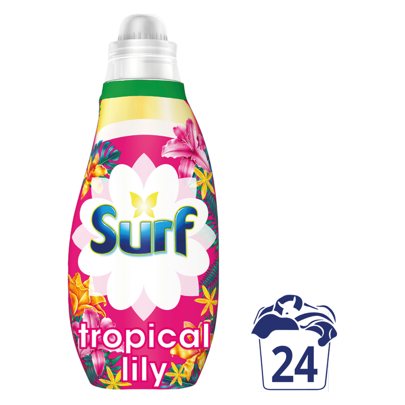 Surf Tropical Lily Laundry Liquid 24 Washes, 648ml