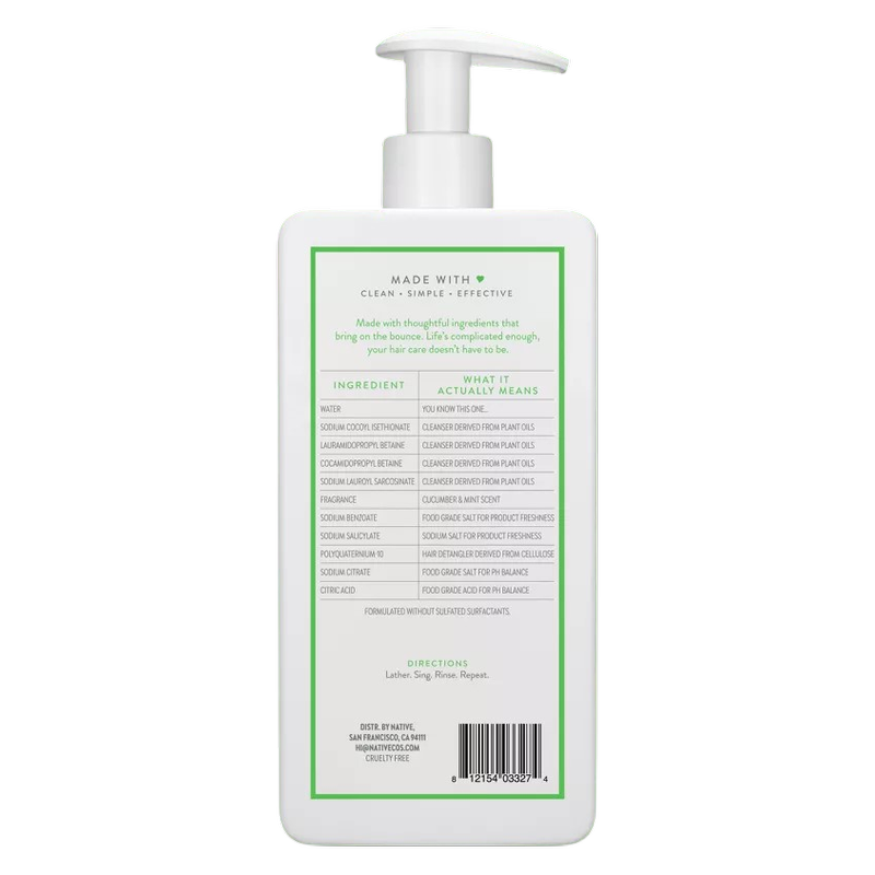 Native Cucumber & Mint Volume Shampoo  16.5 fl oz