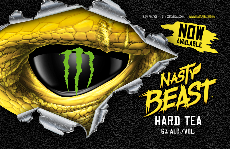 Nasty Beast Hard Green Tea Single 24oz Can 6% ABV