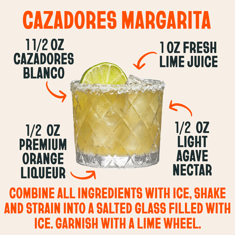 Cazadores Blanco Tequila 750ml (80 Proof)