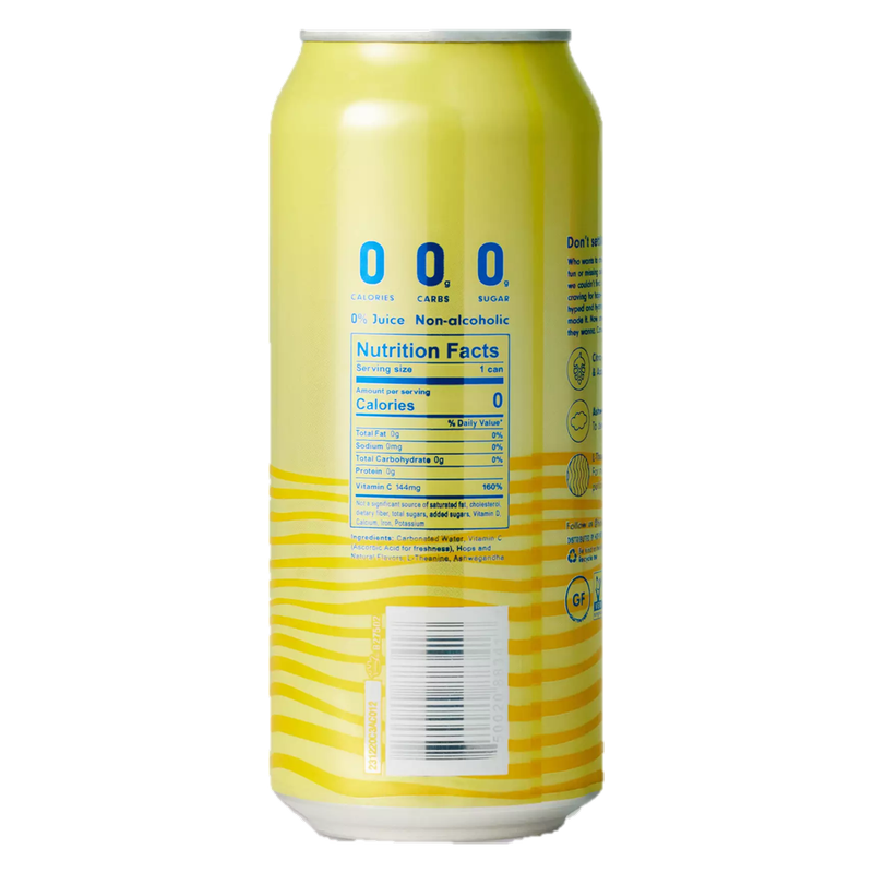 HOP WTR Lemonade 16oz Can