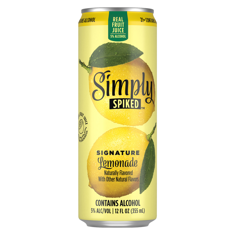 Simply Spiked Signature Lemonade 6pk 12oz Can 5% ABV