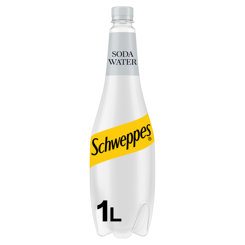 Schweppes Soda Water, 1L