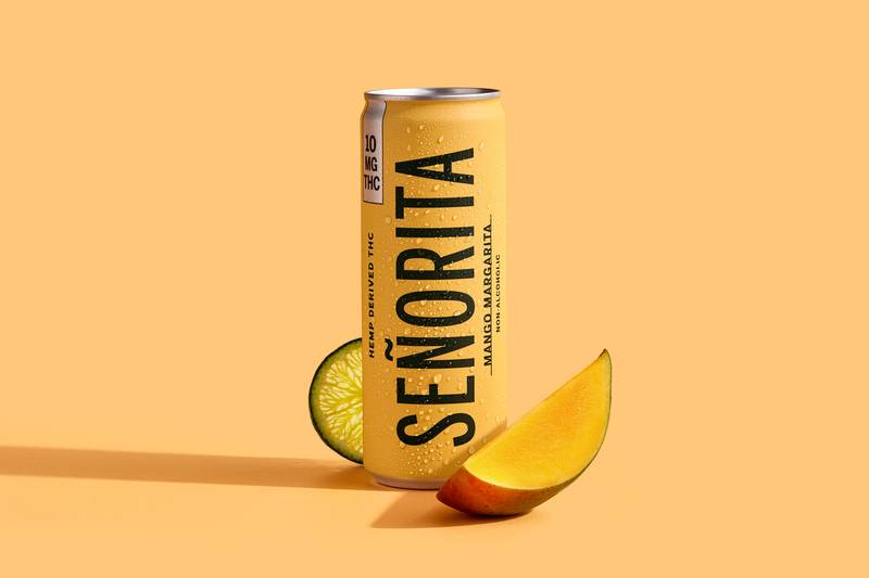 Senorita 10mg THC Mango Margarita 4pk 12oz Can