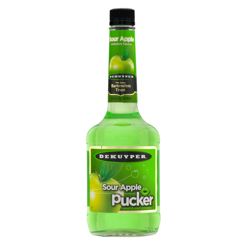 DeKuyper Sour Apple Pucker Schnapps 750 ml