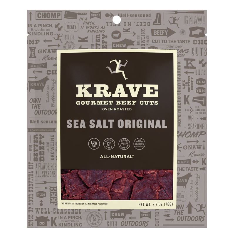 Krave Sea Salt Beef Jerky 2.7oz