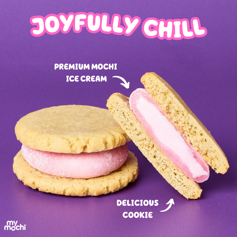 My/Mochi Strawberry Sugar Cookie Sandwich 1ct