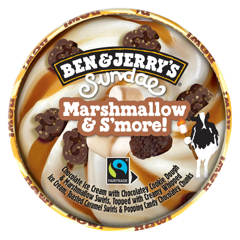 Ben & Jerry's Sundae Marshmallow & S'More, 427ml