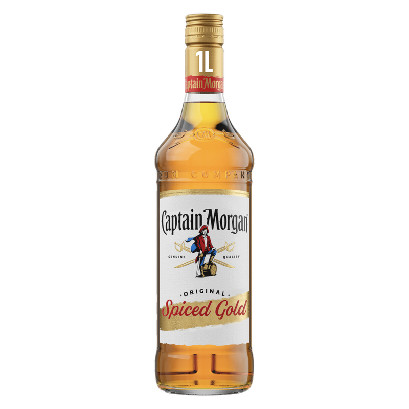 Captain Morgan Original Spiced Gold Rum, 1L