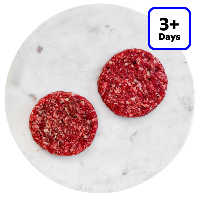 Farmison & Co Hand Pressed Steak & Bone Marrow Burger, 2 x 150g