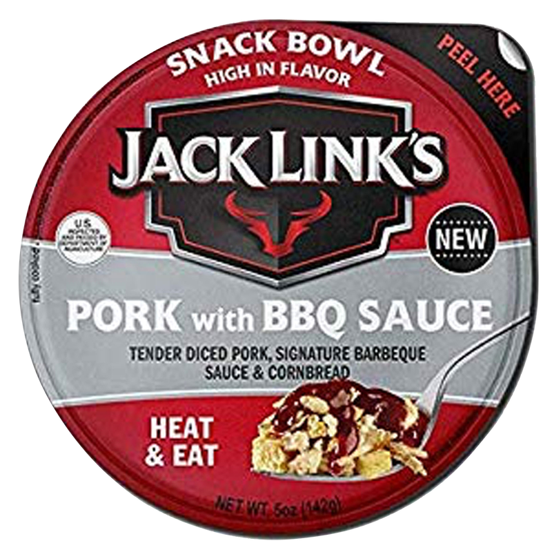 Jack Link's Pork with BBQ Sauce Bowl 5oz