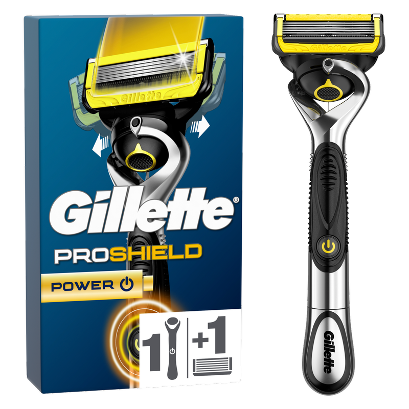 Gillette ProShield Power Razor For Men, 1pcs