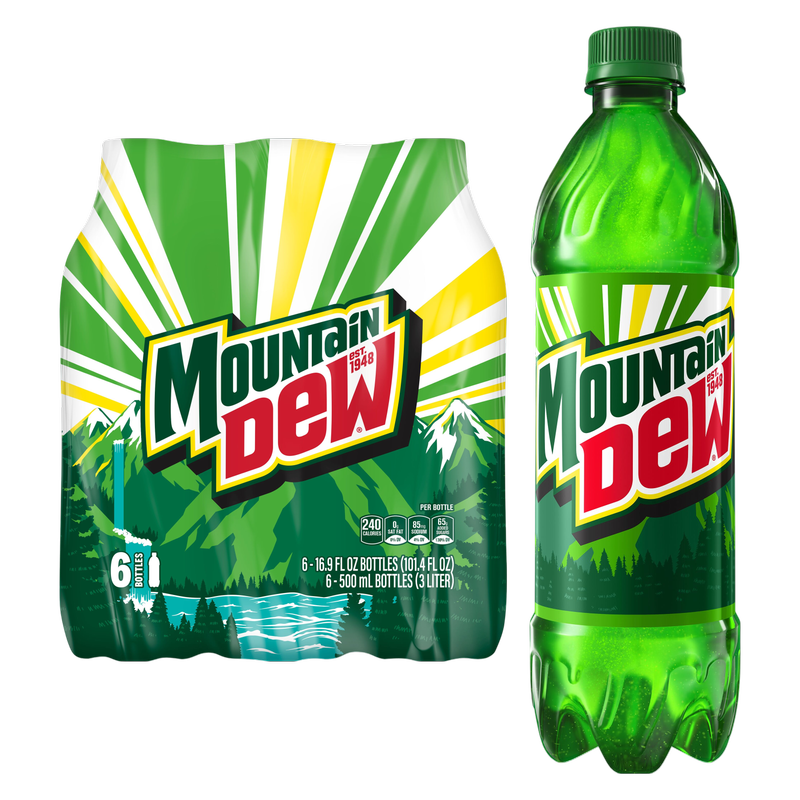 Mountain Dew Original 6ct 16.9oz