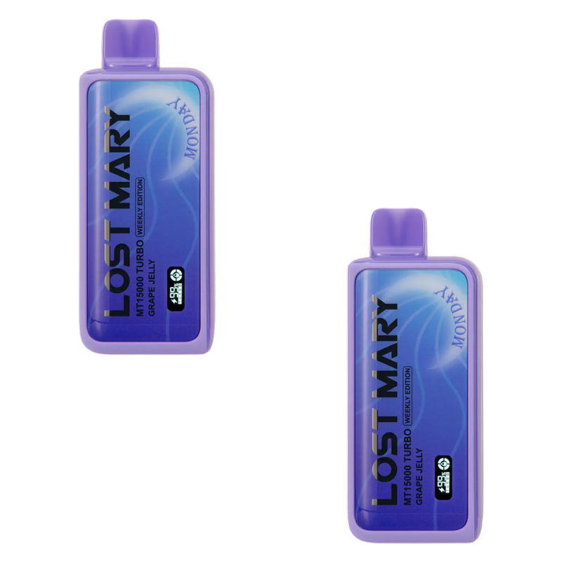 2 Lost Mary Grape Jelly MT15000 Turbo Disposable Vape 15,000 Puffs