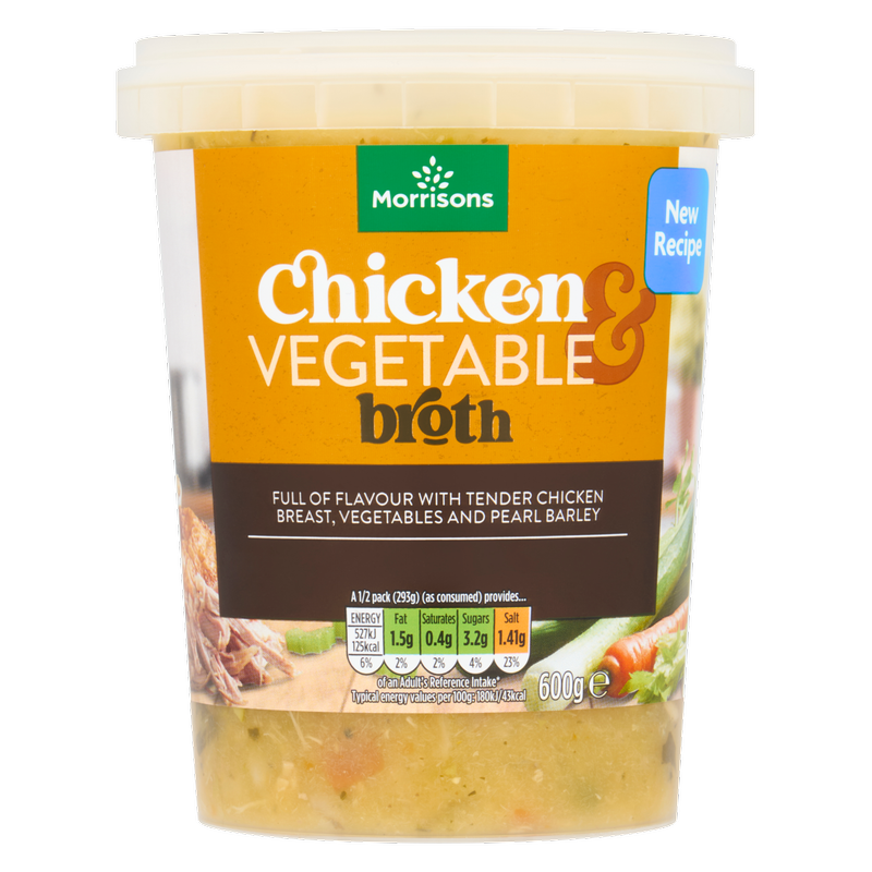 Morrisons 鸡肉蔬菜汤，600g