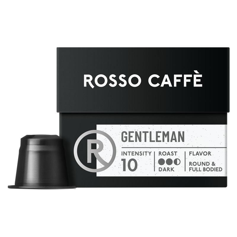 Rosso Caffe Gentleman Capsules for Nespresso Original-Line Machine 10pk
