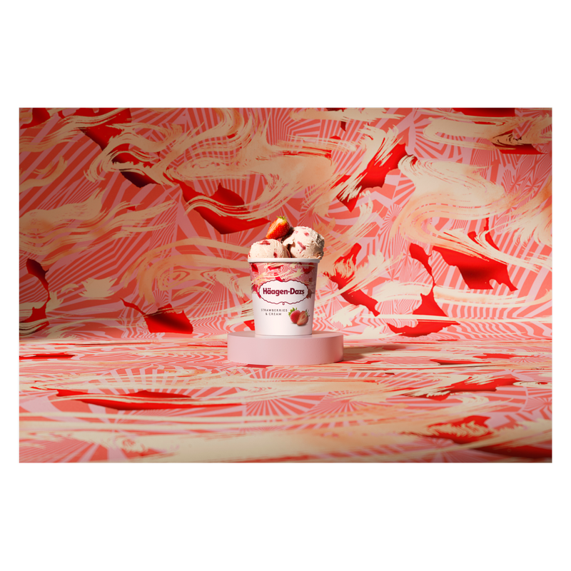 Haagen-Dazs Strawberry & Cream, 460ml