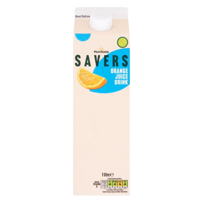 Morrisons Savers Orange Juice Drink, 1L