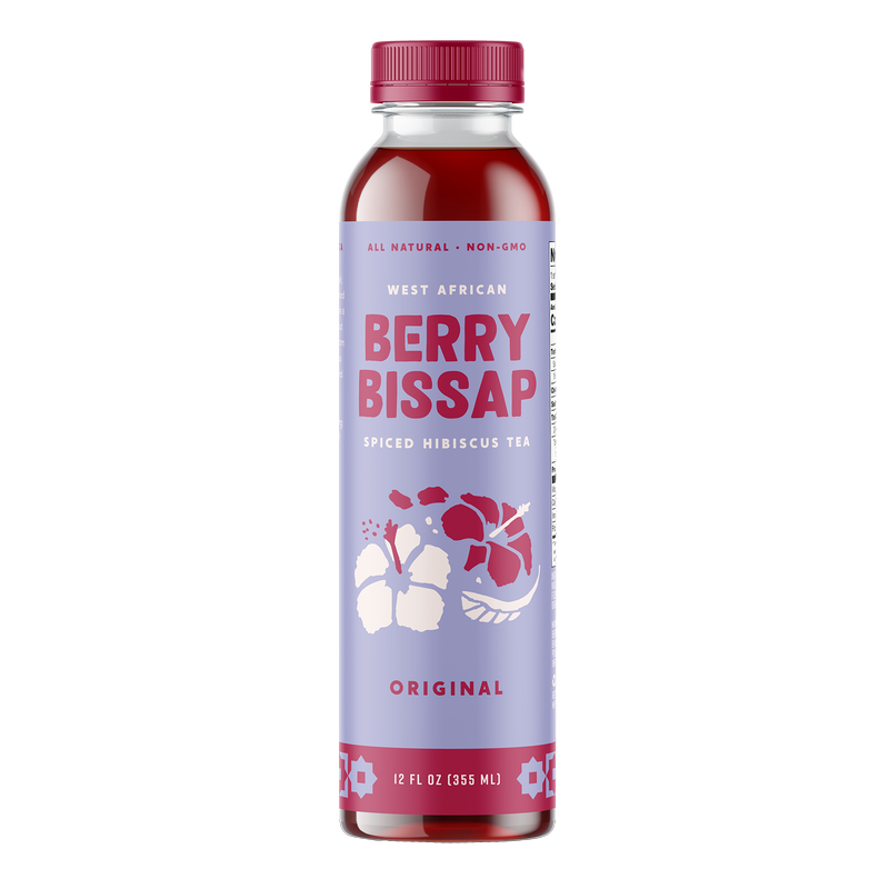 Berry Bissap Original Spiced Hibiscus Tea 12oz