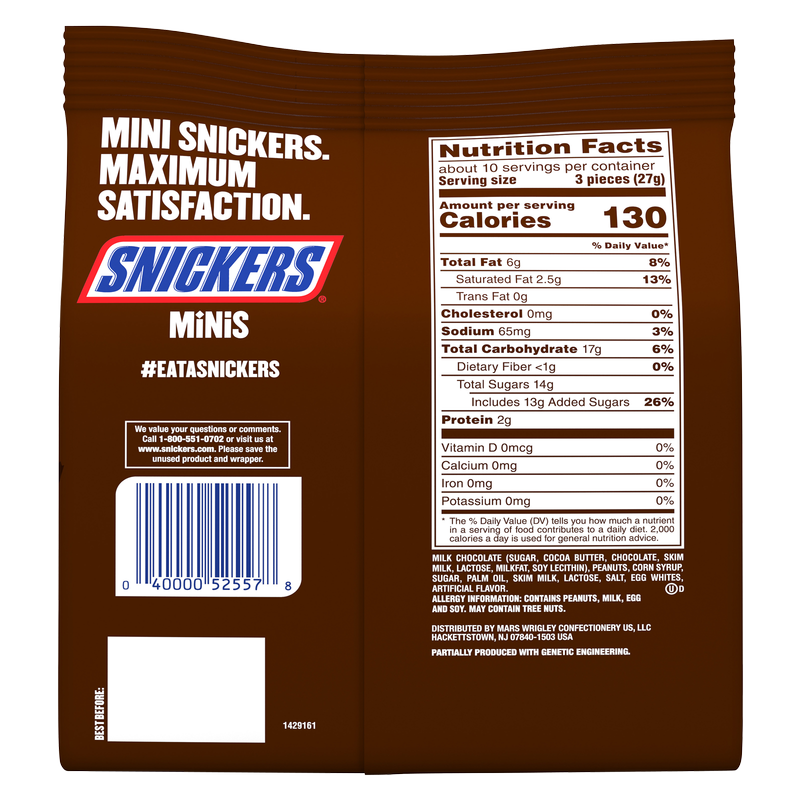 Snickers Minis Candy Bars Sharing Size 9.7oz