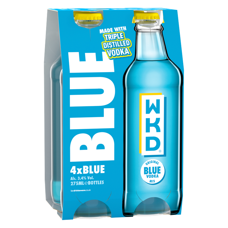 WKD Blue, 4 x 275ml