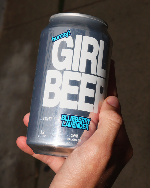 Hurray! Girl Beer Blueberry Lavender Light Beer 6pk 12oz  4.2% ABV