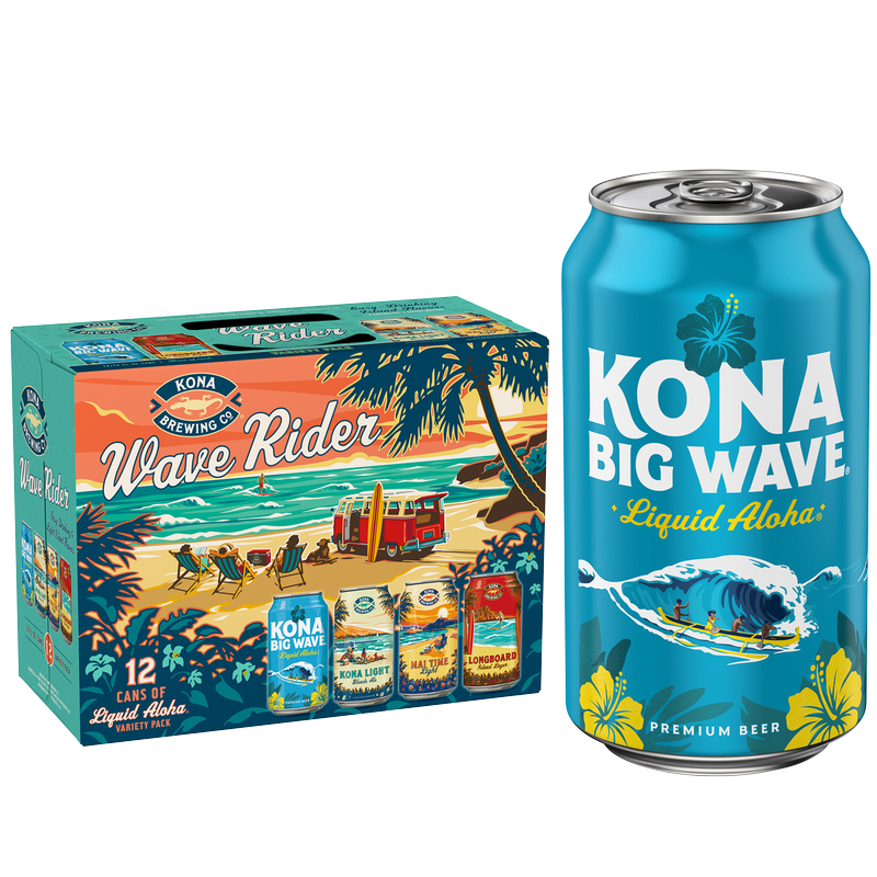Kona Wave Rider Variety Pack 12pk 12oz Can