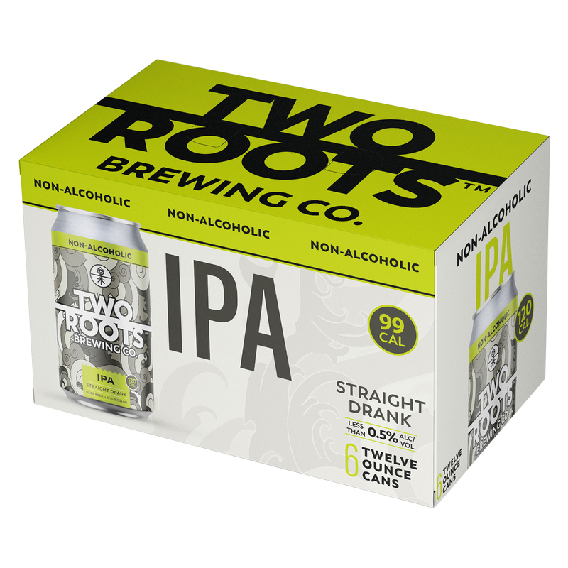 Two Roots Brewing Straight Drank IPA Non-Alcoholic 6pk 12oz Can
