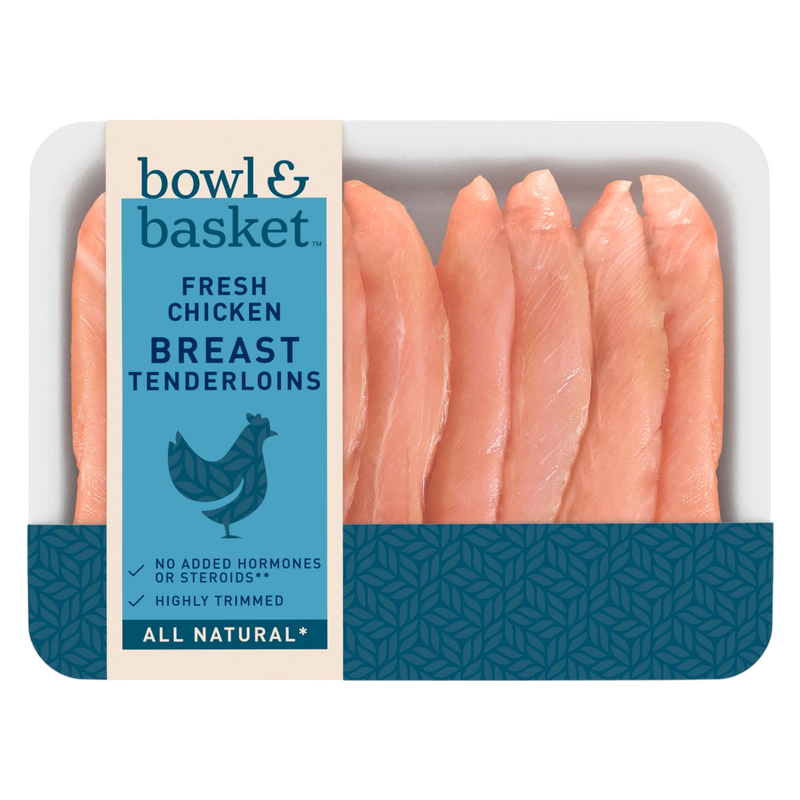 Bowl & Basket Fresh Lean Chicken Breast Tenderloins -1lb 