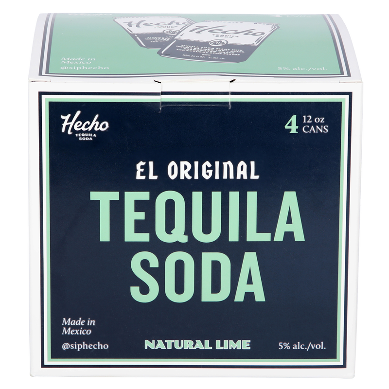Hecho Tequila Soda 4pk 12oz Can 5% ABV