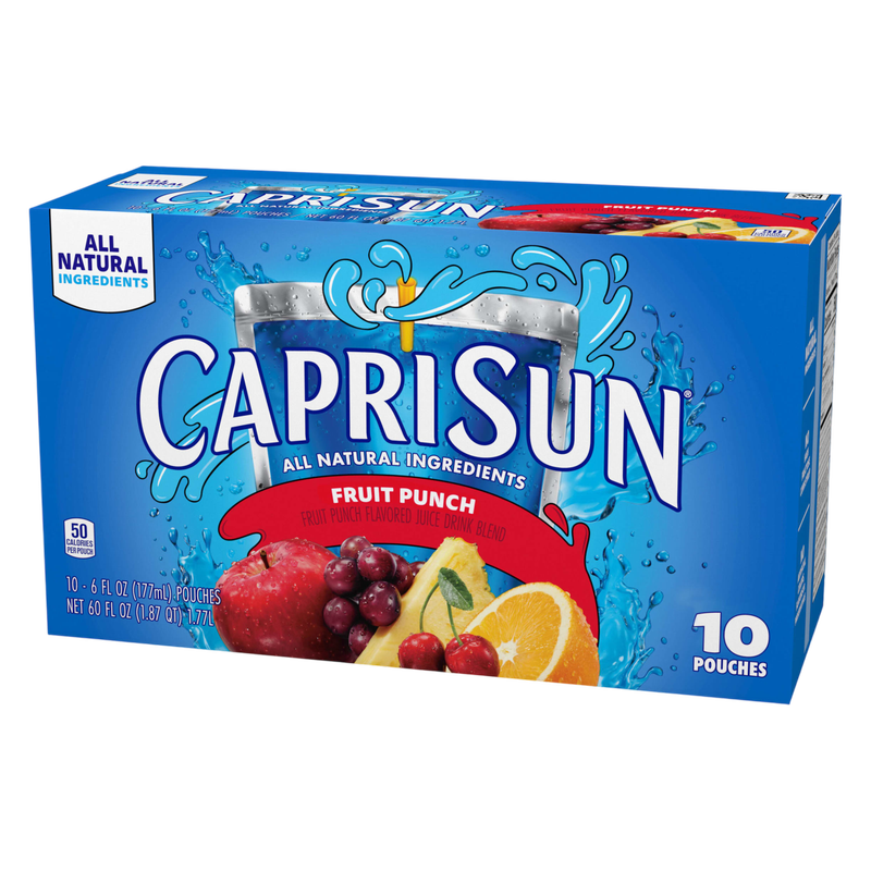 Capri Sun Fruit Punch 10pk 6oz Pouch