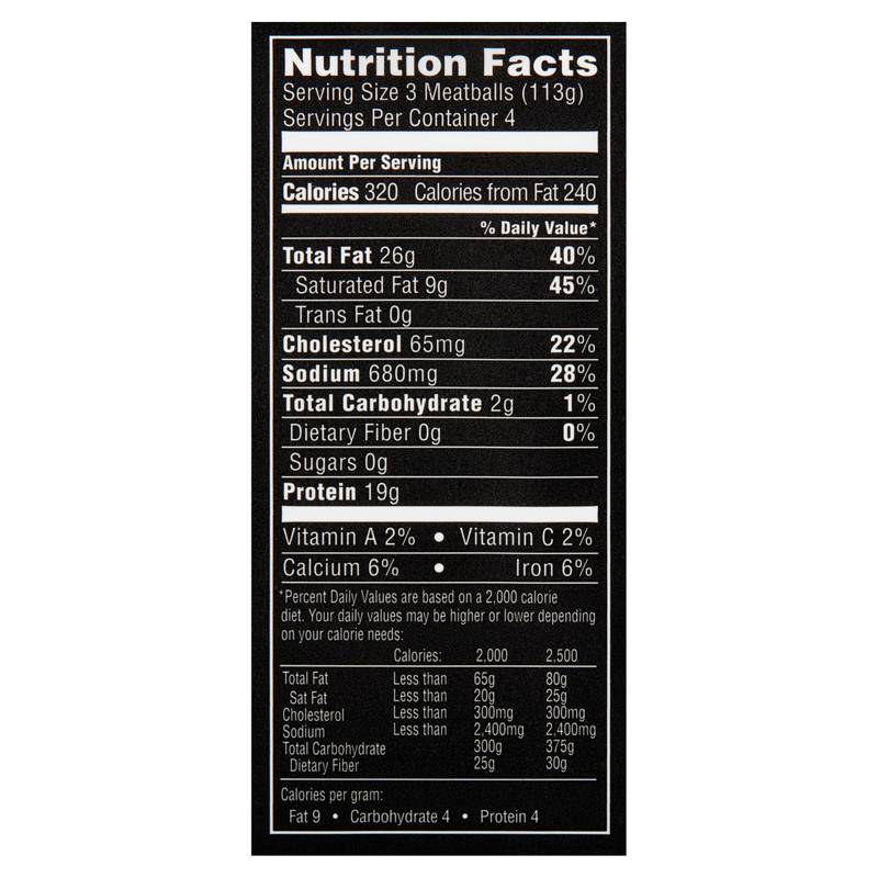 Carando Abruzzese Italian Style Meatballs - 16oz / 12ct