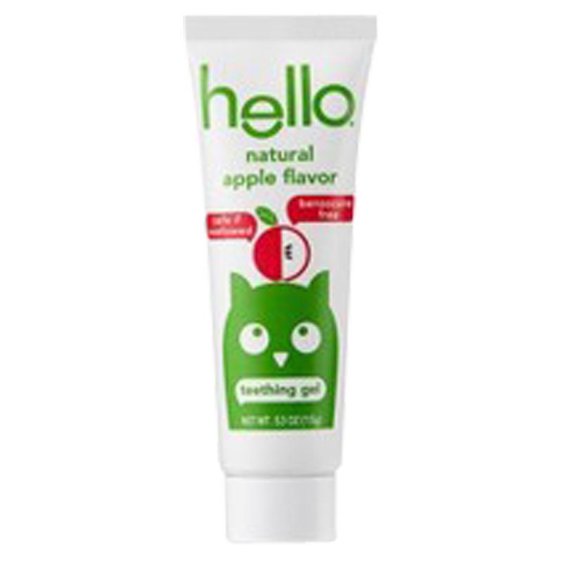 Hello Natural Apple Flavor Teething Gel 0.53oz