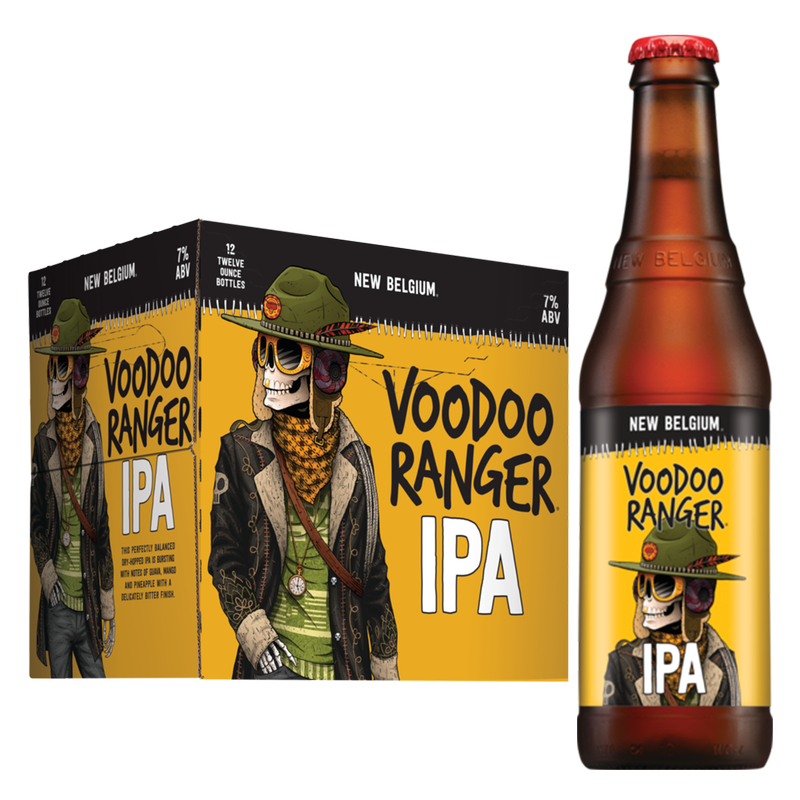 New Belgium Voodoo Ranger IPA 12pk 12oz Btl 7.0% ABV