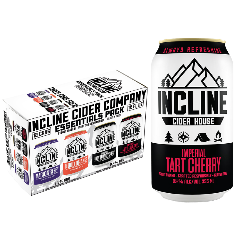 Incline Essentials Cider Variety 12pk 12oz Can 6.5% ABV
