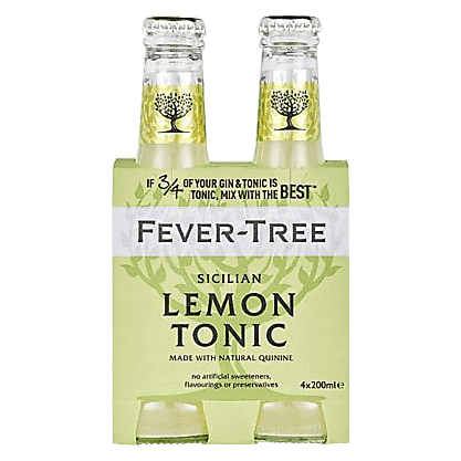 Fever-Tree Lemon Tonic Water 4pk 6.8oz Btl