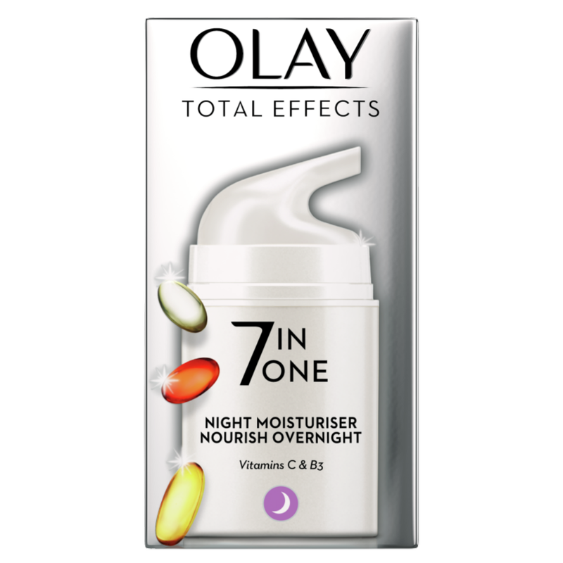 Olay Total Effects 7 in 1 Night Firming Moisturiser Cream, 50ml