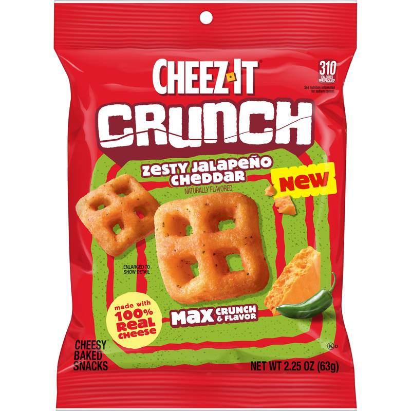 Cheez-it Crunch Zesty Jalapeno, 2.25 oz - Delivered In As Fast As