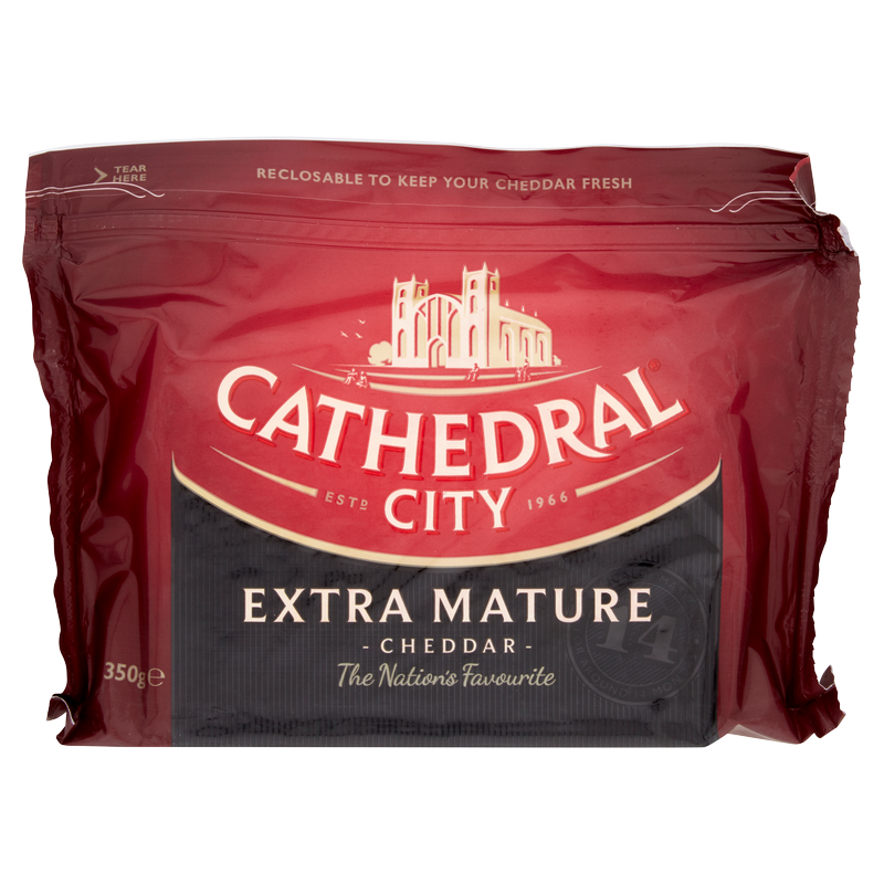 Cathedral City Extra Mature Cheddar, 350g