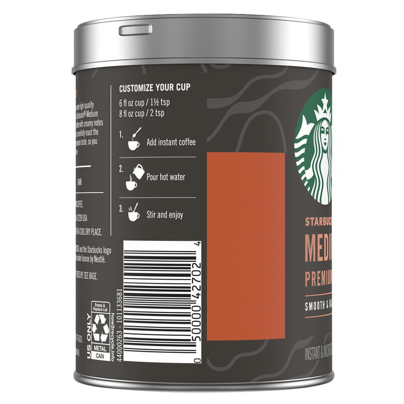 Starbucks Premium Instant Medium Roast 3.17oz