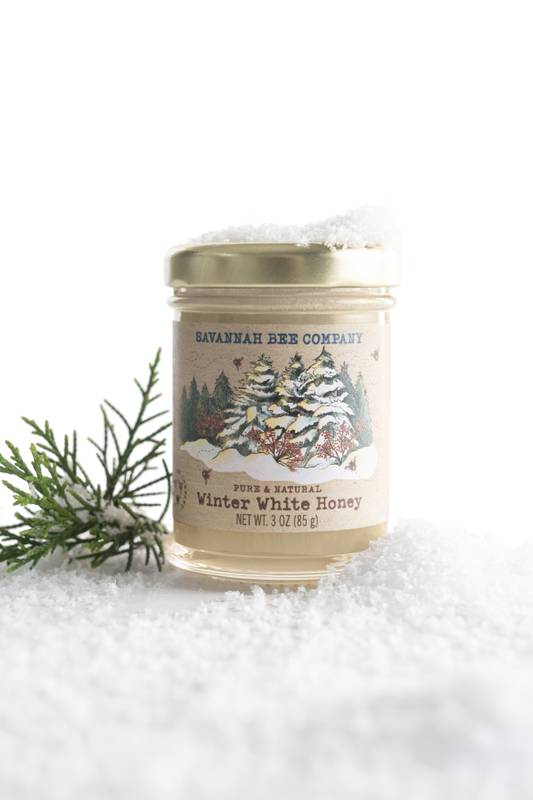 Savannah Bee Winter White Honey, 3oz. 