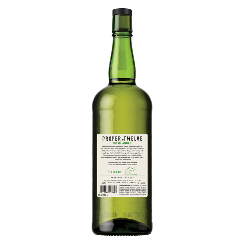 Proper No. Twelve Irish Apple Whiskey 750ml (70 proof)