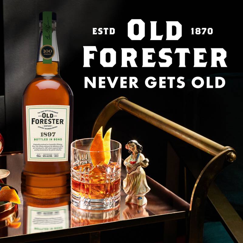Old Forester Whiskey Row Series: 1897 Bottled in Bond Kentucky Straight Bourbon Whisky, botella de 750 mL, 100 Proof
