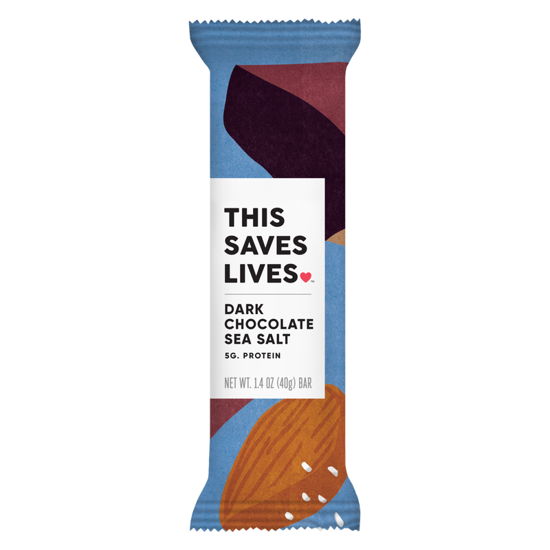 This Bar Saves Lives Dark Chocolate Sea Salt Bar 1.4oz